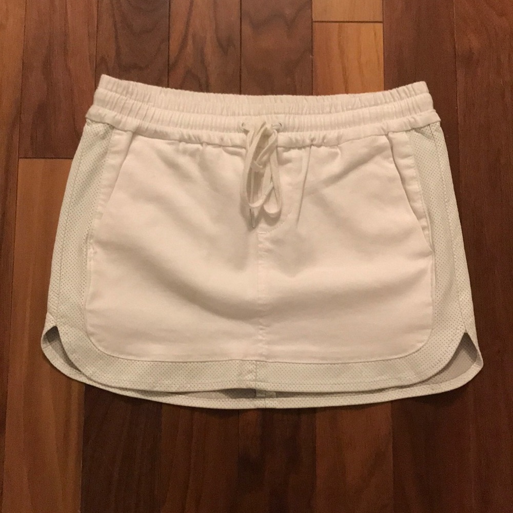 Joe’s jeans white mini skirt